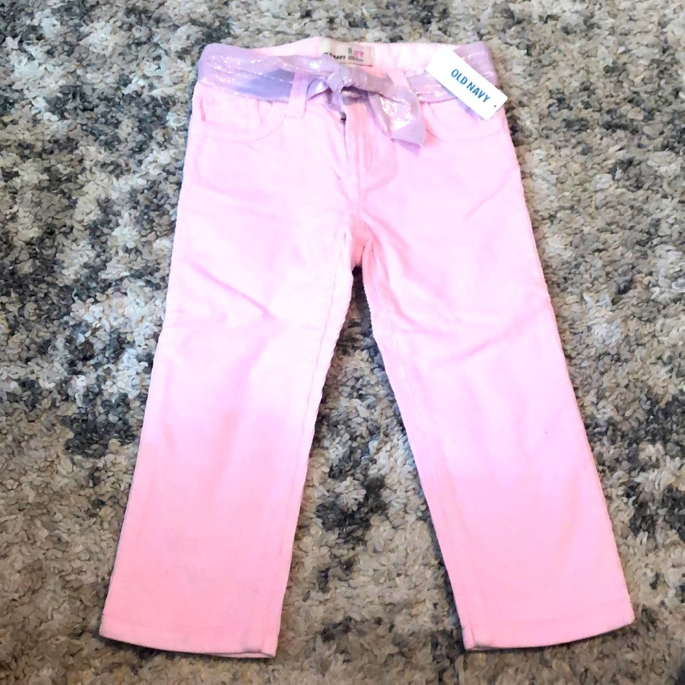 🔹4 for $30 NWT Old Navy Pink Cords, size 2T